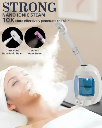 Miniatura 3 de Vaporizador Facial - Vaporizador Facial Iónico Nano para Limpieza Profunda Facial, Vaporizador para Esteticista, Vaporizador Facial Profesional