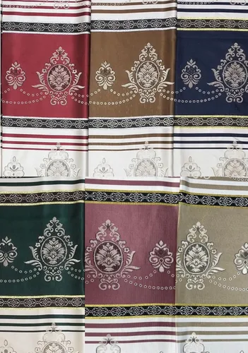 Miniatura 6 de GOHD Harmony Horizon. Panel de cortina jacquard con cenefa de lujo adjunta. Juego de 2 piezas. Cada pieza de 54 pulgadas de ancho x 90 pulgadas