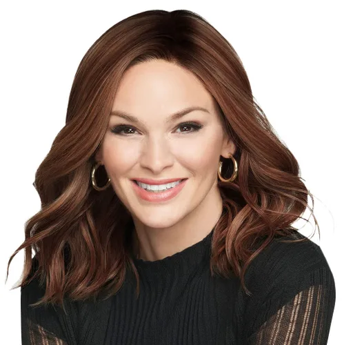 Miniatura 44 de Raquel Welch Made You Look Chin-Length Chic Bob, 100% atado a mano por ropa de pelo, gorra pequeña promedio, RL10/12 castaño iluminado por el sol