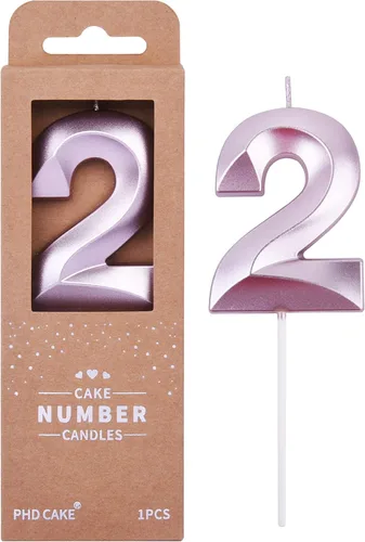 Miniatura 11 de PHD CAKE Velas de cumpleaños de 2 números de 7 cm de oro con diamantes, velas de número dorado, velas de número para pastel, celebración de fiesta