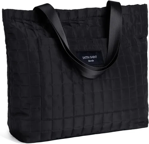 Large Tote Bag for Women Travel Tote Bag SATIN SAINT lifestyle Women Tote Bags for Work Daily Womens Bags Beach Bag