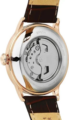 Miniatura 2 de Orient Bambino Open Heart - Reloj de vestir automático japonés de acero inoxidable y cuero