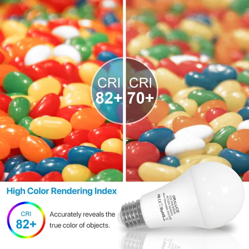 Miniatura 5 de ORALUCE Bombillas LED de 100 W, equivalente a 120 W, 15 W, 1600 lúmenes, 6500 K, luz blanca fría, base media E26, no regulable, certificación UL