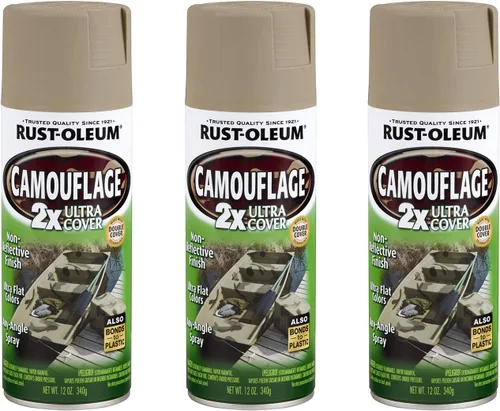 Miniatura 4 de Rust-Oleum 279175 - Pintura en aerosol camuflaje 2X Ultra Cover, 12 oz, verde oscuro (paquete de 2)