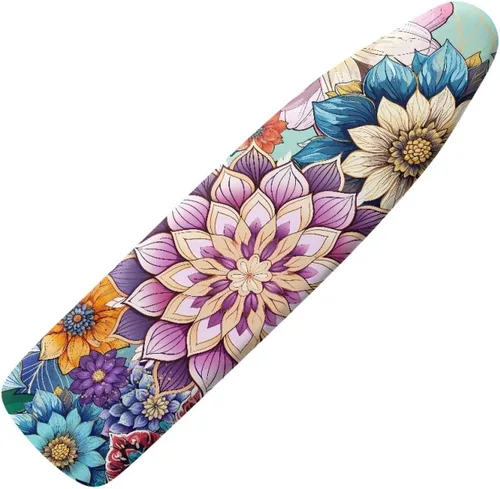 Miniatura 17 de Funda para tabla de planchar con diseño de estrella de mar de playa, resistente a los abrasadores, extra ancha, cubierta para tabla de planchar