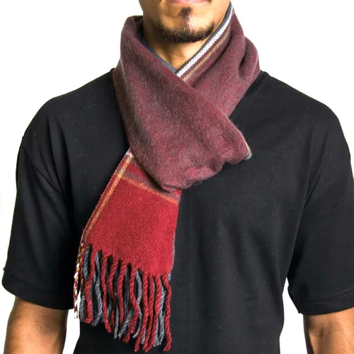 Miniatura 93 de Alpine Swiss Bufanda a cuadros para hombre, ultra suave, chal de invierno, cálido, ligero, para clima frío