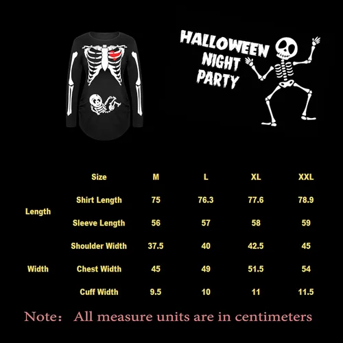 Miniatura 4 de Camiseta de manga larga para mujer de Halloween