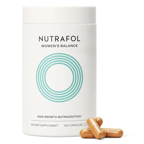 Nutrafol Suplementos Women's Balance para el Crecimiento del Cabello para Mujeres, Edades 45 en Adelante, Clínicamente Probados para Cabello