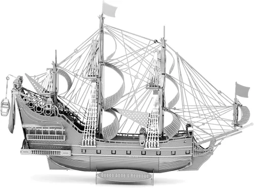 Miniatura 3 de Fascinations barco de juguete de metal 3D ICONX Queen Anne`s Revenge