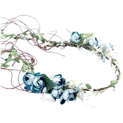 Miniatura 6 de YAXAMING Diadema de girasol de Halloween, bandas para el pelo de margaritas, corona, corona floral, diadema para mujer, Navidad, festival hawaiano