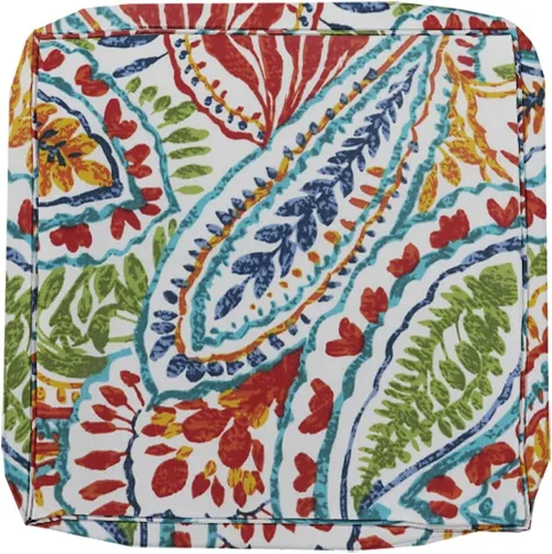 Miniatura 2 de BELLRINO Juego de 4 fundas de cojín decorativas impermeables para exteriores, de 24 x 24 x 4 pulgadas, para silla, asiento, jardín, banco, porche