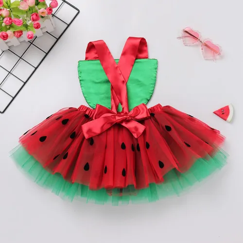 Miniatura 3 de AWIBMK Baby Girls 1st 2nd Birthday Outfit Sequin Tulle Ruffle Sleeveless Backless Princess Party Tutu Dress with Headband