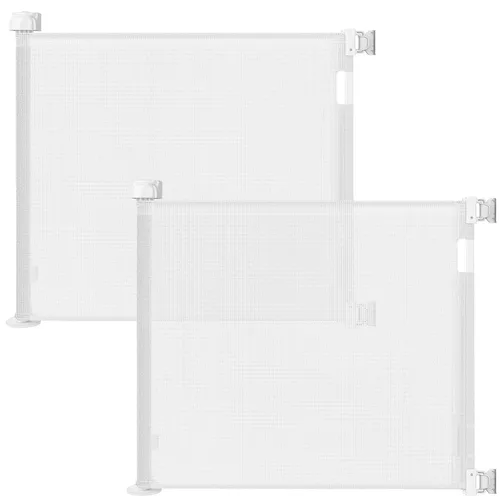 Miniatura 8 de Veraste Puerta retráctil para bebés para puertas y escaleras, puerta de seguridad de malla para mascotas, uso en interiores y exteriores, operación