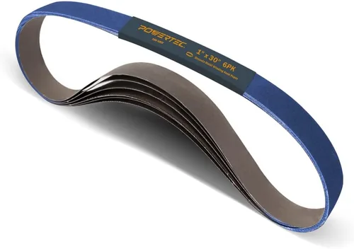 Miniatura 12 de POWERTEC 1x30 Sanding Belts, 1 x 30 Inch Aluminum Oxide Sanding Belts for Belt Grinder, Belt and Disc Sander, Knife Sharpening, Woodworking