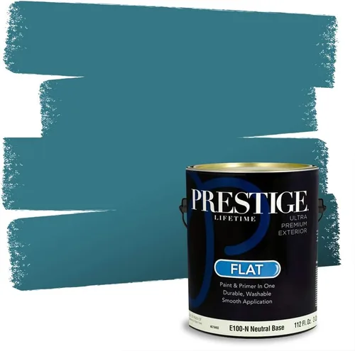 Miniatura 112 de PRESTIGE Pintura interior e imprimación en uno, azul cielo, semi-brillante, 1 galón
