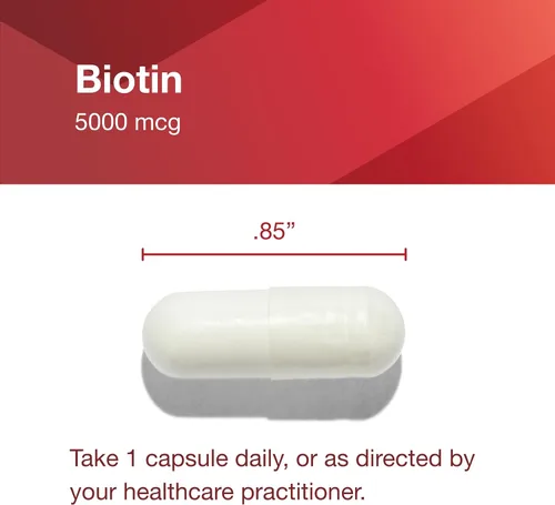 Miniatura 7 de PROTOCOL FOR LIFE BALANCE Biotina 5,000mcg - Suplemento de vitamina B7 - Soporte para el cabello, la piel, las uñas - para el metabolismo