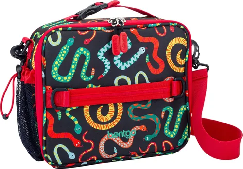 Miniatura 22 de Bentgo Kids Prints Lunch Bag - Double-Insulated, Reusable, for Kids 3+, Adjustable Strap; Holds Lunch Box/Water Bottle/Snacks; Easy-Clean