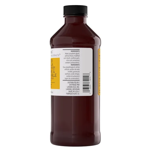 Miniatura 7 de LorAnn. Emulsión de vainilla de mantequilla para panadería, botella de 16 onzas.