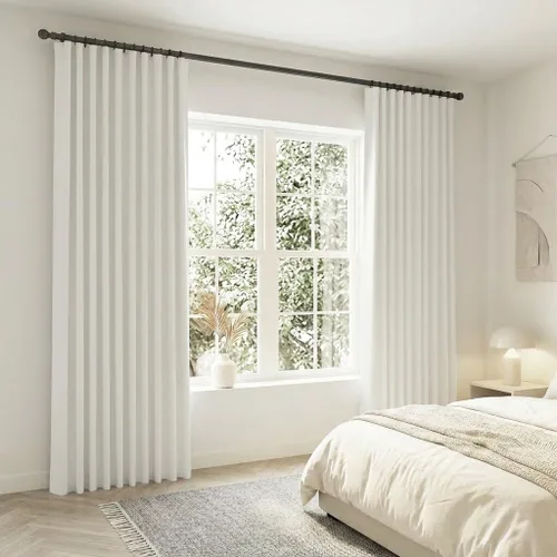 Miniatura 11 de SHINELAND Cortinas opacas cortas para ventanas de dormitorio, cortinas de baño, 45 pulgadas de largo