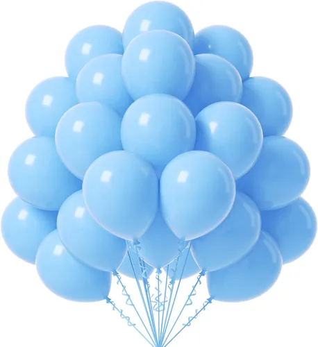 Miniatura 11 de FOTIOMRG - Globos negros de 12 pulgadas, paquete de 50 globos de fiesta negros de buena calidad para cumpleaños, graduación, baby shower, Halloween