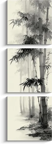 Miniatura 30 de Arte de Pared de Acuarela de Estilo Asiático Tradicional Chino Pájaro en Rama de Flor de Cerezo Roja Decoración Paisaje Floral Oriental Pintura