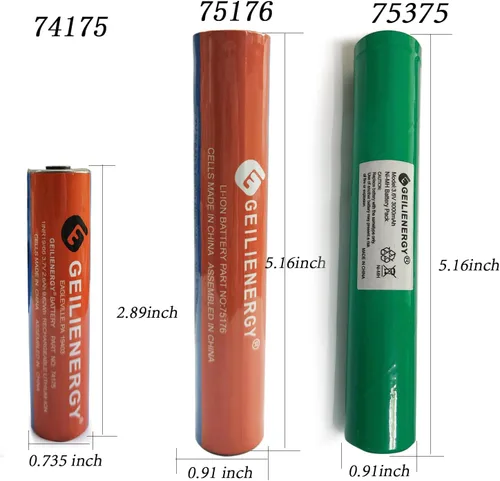 Miniatura 2 de Baterías de 3.6 V 75175 75375 compatibles con 75716 75375 75175 LED HP, XT, DS, PolyStinger, Pelican M9, FL126 (1 unidad)