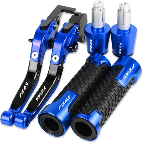 Miniatura 15 de Para Yamaha FZ6S FZ 6S 2004-2010 motocicleta CNC Accesorios Palancas de embrague de freno manillar ajustable plegable extensible con palanca de Negro