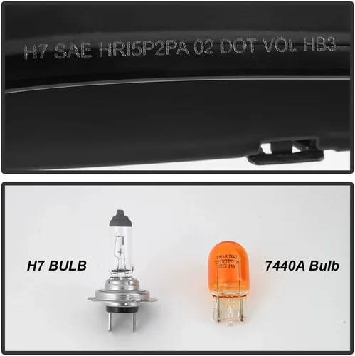 Miniatura 7 de ACANII - Para [Solo modelo halógeno] 2006-2007 Subaru Impreza WRX faros delanteros de proyector LED de tubo en pareja izquierda+derecha