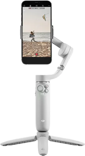 Miniatura 8 de DJI OM 5 estabilizador de cardán para teléfono inteligente, cardán de teléfono de 3 ejes, barra de extensión integrada, portátil y plegable, cardán