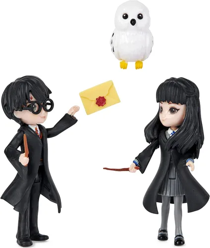 Miniatura 4 de Wizarding World, Magical Minis - Set de la amistad de Harry Potter y Cho Chang con criatura, juguetes para niños de 5 años en adelante