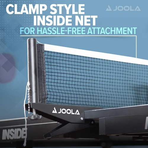 Miniatura 6 de JOOLA Inside Professional MDF Indoor Ping Pong Table with Quick Clamp Table Tennis Net and Post Set - 10 Minute Easy Assembly - Tournament Quality