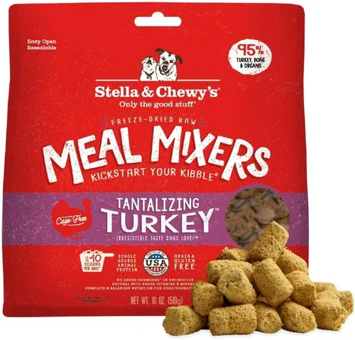 Miniatura 12 de Stella & Chewy's Mezcladores de Comida Cruda Liofilizada de Res - Aderezo y Mezclador de Comida para Perros - Hecho con 95% Carne de Res Alimentada