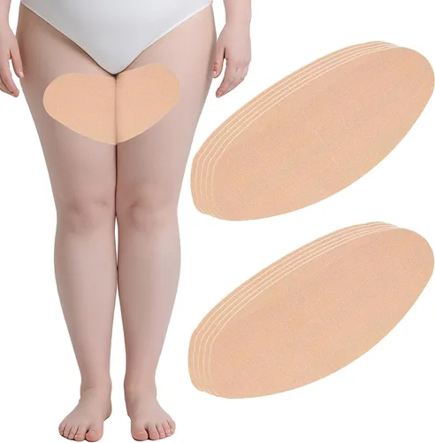Parches antirozaduras para muslos, 10 unidades, cintas de fricción para muslos, almohadillas para prevenir rozaduras, para mujeres y niñas, tono de