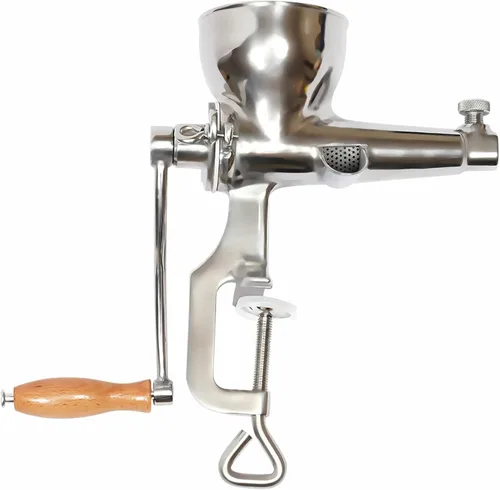 Miniatura 2 de Exprimidor manual Exprimidor de hierba de trigo Extractor de frutas y verduras Prensa manual Exprimidor de cítricos de acero inoxidable