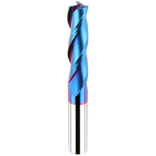 EANOSIC Broca de enrutador en espiral de corte ascendente de 3 hélices con vástago de 1/2", extra larga (4 pulgadas), diámetro de corte de 1/2",