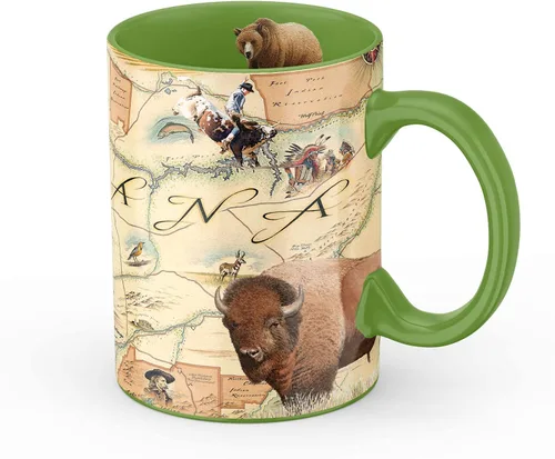 Miniatura 18 de Xplorer Maps Boston Map Taza de cerámica (16 onzas) – Taza de café sin BPA para bebidas calientes y frías – perfecta para oficina, hogar o regalo