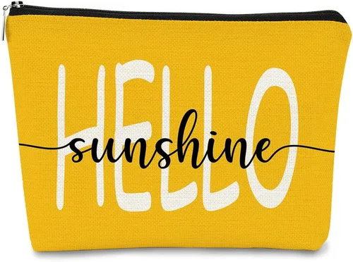 Miniatura 16 de Bolsa de maquillaje You are My Sunshine Gifts – Regalo inspirador para mujeres, hija, profesora o ocasión de agradecimiento, Sunshine 1