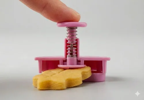 Miniatura 6 de 4 cortadores de galletas de hojas con sellos de émbolo, moldes de hojas de arce y roble veteado 3D para decoración de corteza de pastel, hornear