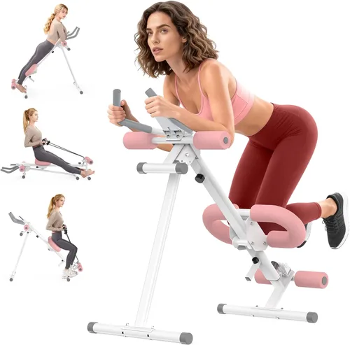 Miniatura 8 de Foldable Ab Machine, 5-in-1 Adjustable Ab Trainer for Home Gym, Full-Body Core Workout Equipment