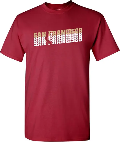 Miniatura 30 de UGP Campus Apparel Retro Repeat - Camiseta deportiva del orgullo de la ciudad Bosque Filadelfia