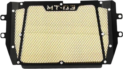 Miniatura 4 de LeosHi Compatible with MT-03 MT03 MT 03 2015 2016 2017 2018 2019 2020 2021 Motorcycle Aluminum Radiator Grille Grill Guard Cover Protector
