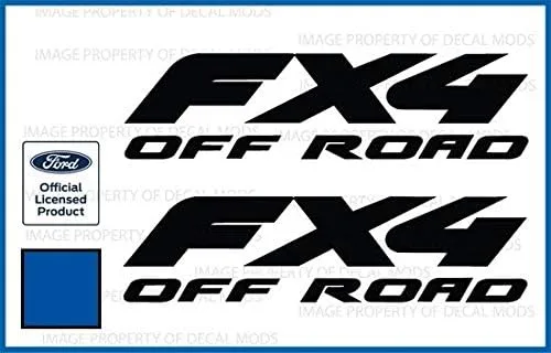 Miniatura 11 de FX4 Offroad - Adhesivos troquelados para Ford F250 F350 Super Duty (1997-2010), juego de 2 unidades, color negro brillante