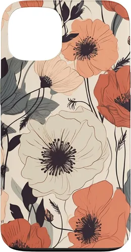 Miniatura 7 de Funda para iPhone 12/12 Pro Minimal Poppy Flower Boho Floral Cute Aesthetic