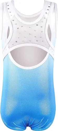 Miniatura 2 de EQSJIU Girls Gymnastics Leotard Ballet Dance Outfits Sleeveless Toddler Kid Gymnastic Tumbling Dancewear 1-10 Years