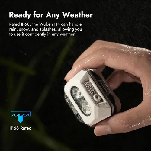 Miniatura 7 de WUBEN Linterna frontal LED H4 recargable, 800 lúmenes, linterna frontal súper brillante, linterna frontal impermeable IP68 con sensor de movimiento