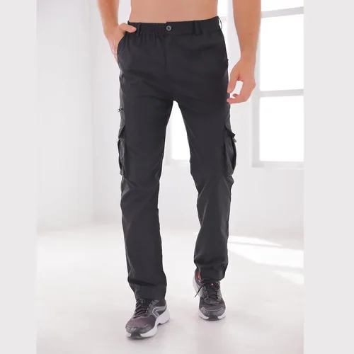 Miniatura 3 de Pantalón de carga para hombre al aire libre, ligero, táctico, para senderismo, jogger, ajuste clásico, bolsillos múltiples