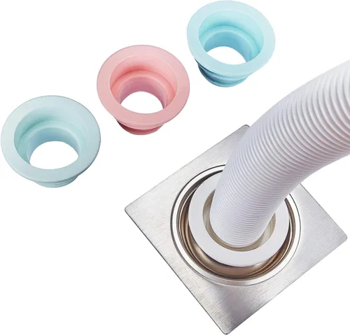 Miniatura 2 de 4 piezas de tubo de drenaje sello de manguera desodorante tapón de silicona tapón de sellado de alcantarillado anillo lavadora para baño cocina