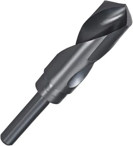 Miniatura 14 de Auniwaig Broca de vástago reducido de 0.51 "0.512 in rodante de nitruración de óxido negro de acero de alta velocidad HSS 6542 para placa