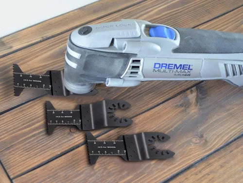 Miniatura 8 de Tanzfrosch 60 hojas de sierra oscilantes multiherramienta de liberación rápida para cortar madera, plástico, metal suave, ajuste Dewalt Makita Fein