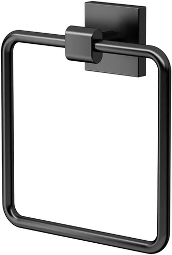 Miniatura 14 de Gatco 5672 Anillo de toalla acampanado, latón cepillado negro mate combo